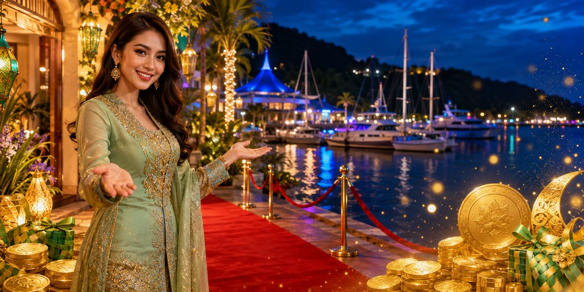 Pemain Malaysia menyertai meja baccarat kasino langsung 45001 semasa Hari Raya di Langkawi