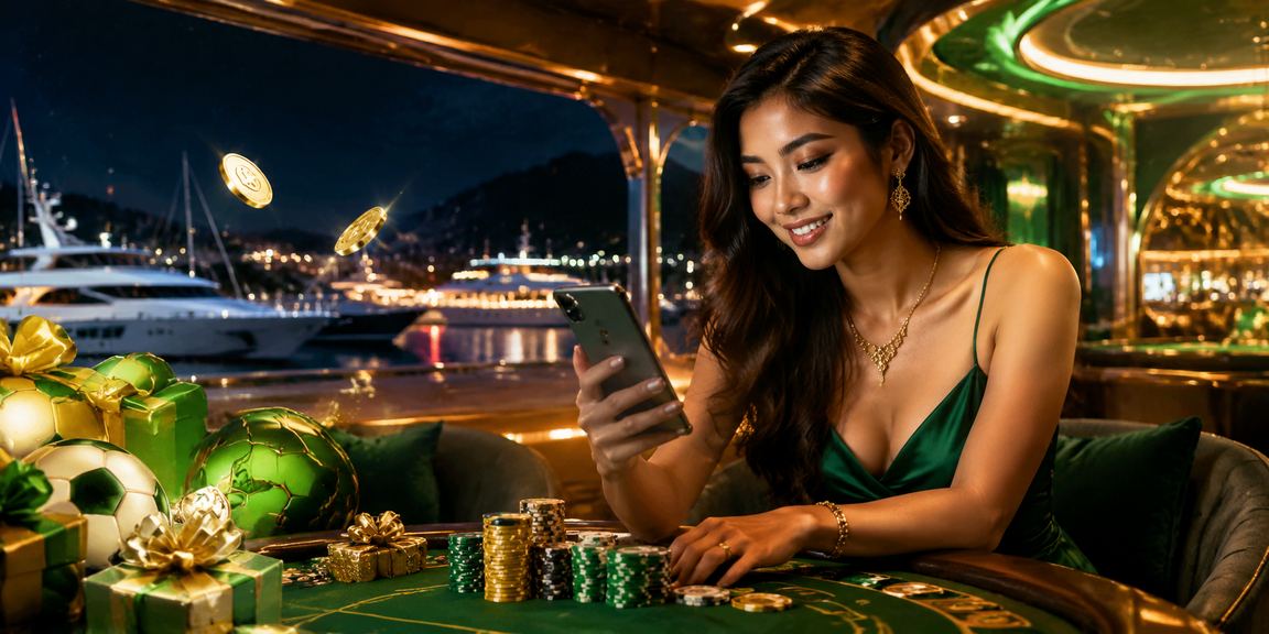 Pemain menggunakan telefon pintar untuk semak odds perlawanan sukan di Langkawi dengan platform 45001
