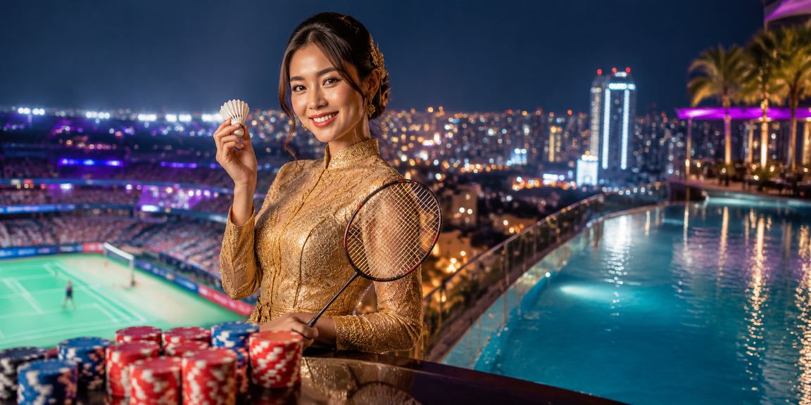 Pemain wanita Malaysia dari Selangor menikmati hiburan kasino dalam talian di platform 45001